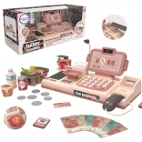 Woopie kids’ cash register with scanner, scale and microphone + 25 accessories