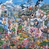 Puzzle I Love England 1000 Pieces by Gibsons