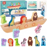Wooden Puzzle for Children Noah and Animals