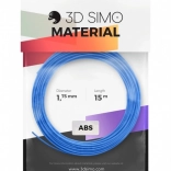 ABS filament for 3D pen and 3D printing, set of 3 colors, 1.75 mm, 15 m