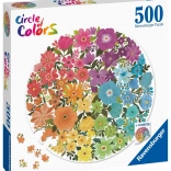 Ravensburger Puzzle Circle of Colors – Flowers 500 pieces