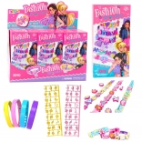 Creative DIY Bracelet Set with Charms and Letter Beads – 4 Adjustable Bracelets