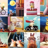 Puzzle Funny Rabbits 1000 Pieces