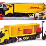 Lastbil med trailer DHL 35 cm fra Dickie Toys