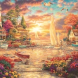 Puzzle Morning at the Lake 1000 Pieces