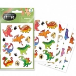 Ideiglenes tetoválás Dínók, 4 ív