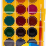 Vodové barvy ASTRA 24 ks Ø 25 mm se štětcem