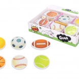 Eraser with a sports motif