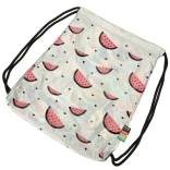 Rugzak met holografisch effect met watermeloenmotief