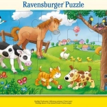 Puzzle 15 pieces Cute Animal Lovers RAVENSBURGER