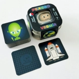 memory game Space in a tin box, 64 cards