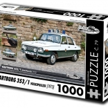 Puzzle RETRO-CARS Wartburg 353 Volkspolizei 1000 pieces