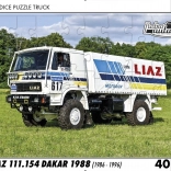 RETRO-AUTA Puzzle TRUCK: LIAZ 111.154 Dakar 1988, 40 pieces