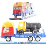 Camion in plastica a frizione con cassone ribaltabile