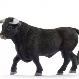 schleich farm world black bull figurine