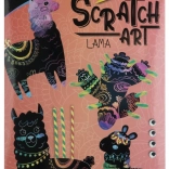 Creatieve set Krasdierfiguren Lama