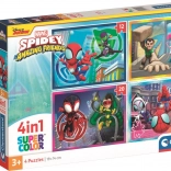 CLEMENTONI Puzzle Spidey and His Amazing Friends 4-in-1 (12+16+20+24 pieces)