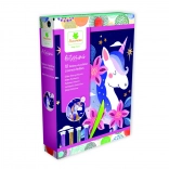 Artissimo - Brokatowe piaskowanie Jednorożce w nocy