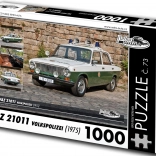 Puzzle RETRO-AUTA VAZ 21011 Volkspolizei (1975) – 1000 pieces
