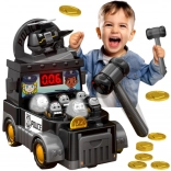 Woopie dexterity game Whack-a-Mole – police car with accessories