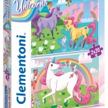 CLEMENTONI I Believe in Unicorns Puzzle 2×20 pieces