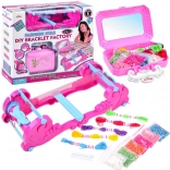 armbandenfabriek voor kinderen met kralen en moulinegarens