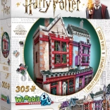 3D puzzle Harry Potter: Quality Quidditch Supplies and Slug & Jiggers Apothecary, 305 pieces