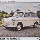 Retro Cars Puzzle Trabant 600 Kombi 40 pieces