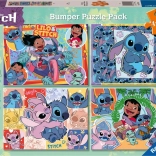 Puzzle Disney Stitch 4x100 pieces