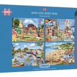 Gibsons Puzzle Wish You Were Here 4x500 pieces
