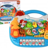 Children's Educational Piano with Animal Motifs and English Learning