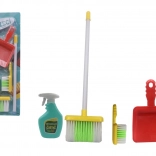 Set de ménage pour enfants avec accessoires, plastique, 5 pièces