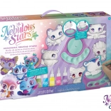 Nebulous Stars anime figurine coloring with rotating stand