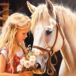 Puzzle My Friend the Horse 200 Pieces CASTORLAND