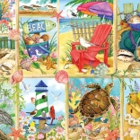 Puzzle Day at the Beach 500 pieces by Cobble Hill