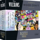 TREFL Wood Craft Origin Wooden Puzzle Disney: Villains Gathering 1000 pieces