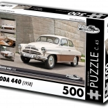 RETRO-CARS Puzzle Škoda 440 – 500 pieces