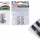 Metal double-hole pencil sharpener