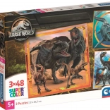 CLEMENTONI Puzzle Jurassic World 3x48 pieces