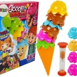 Scoop Stack Up - Family game with colorful ice cream cones