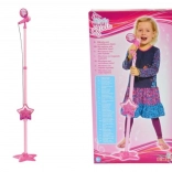 Microphone rose pour enfants avec trépied et MP3 (85–115 cm)