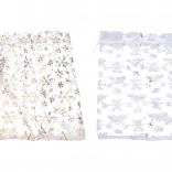 Gift Bag Organza with Snowflakes 25x35 cm Christmas