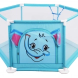 children's playpen elephant with balls and basket