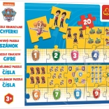 Educational Puzzle Numbers Paw Patrol 20 Pieces
