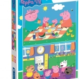 puzzel Peppa Pig 2×60 stukjes Clementoni