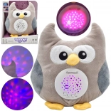 Plush Owl with Projector and White Noise 2-in-1 – 10 Lullabies