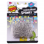 Kancelárske sponky farebné 28 mm