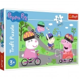 Puzzle MAXI 24 pièces – journée active avec PEPPA