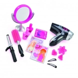 Grote cosmeticaset voor kleine dametjes met föhn en spiegel