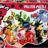 Poster Puzzle Miraculous Ladybug & Cat Noir 250 Pieces